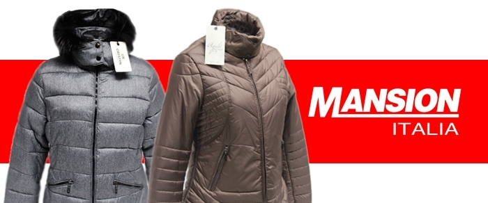 Сток женские теплые куртки Mansion Italia