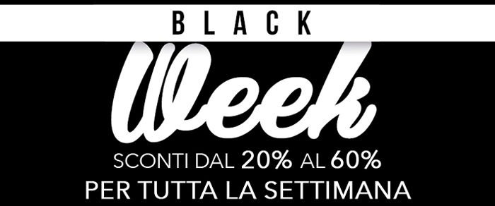 Esclusiva! Black Week