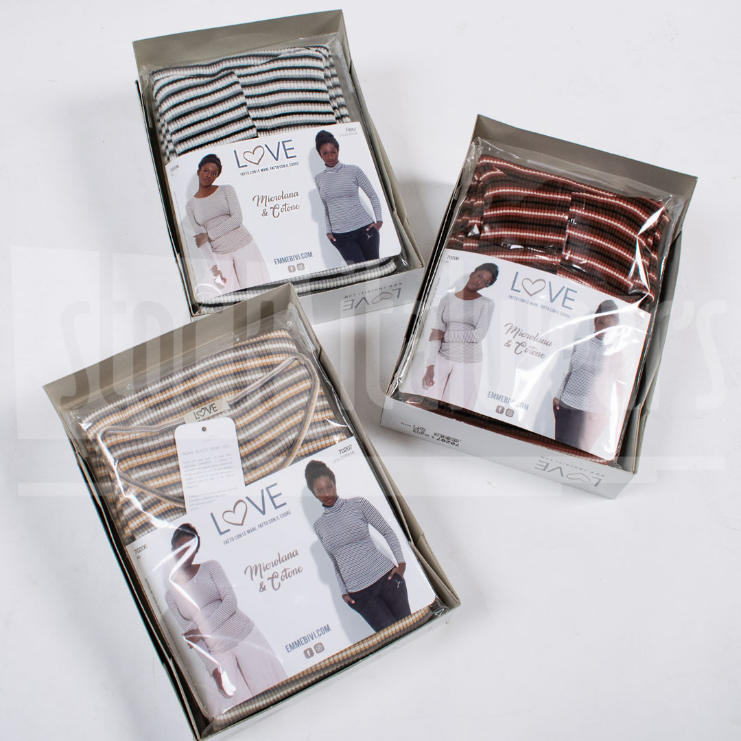 S8792 Maglieria da donna in microlana e cotone - LOVE EMMEBIVI